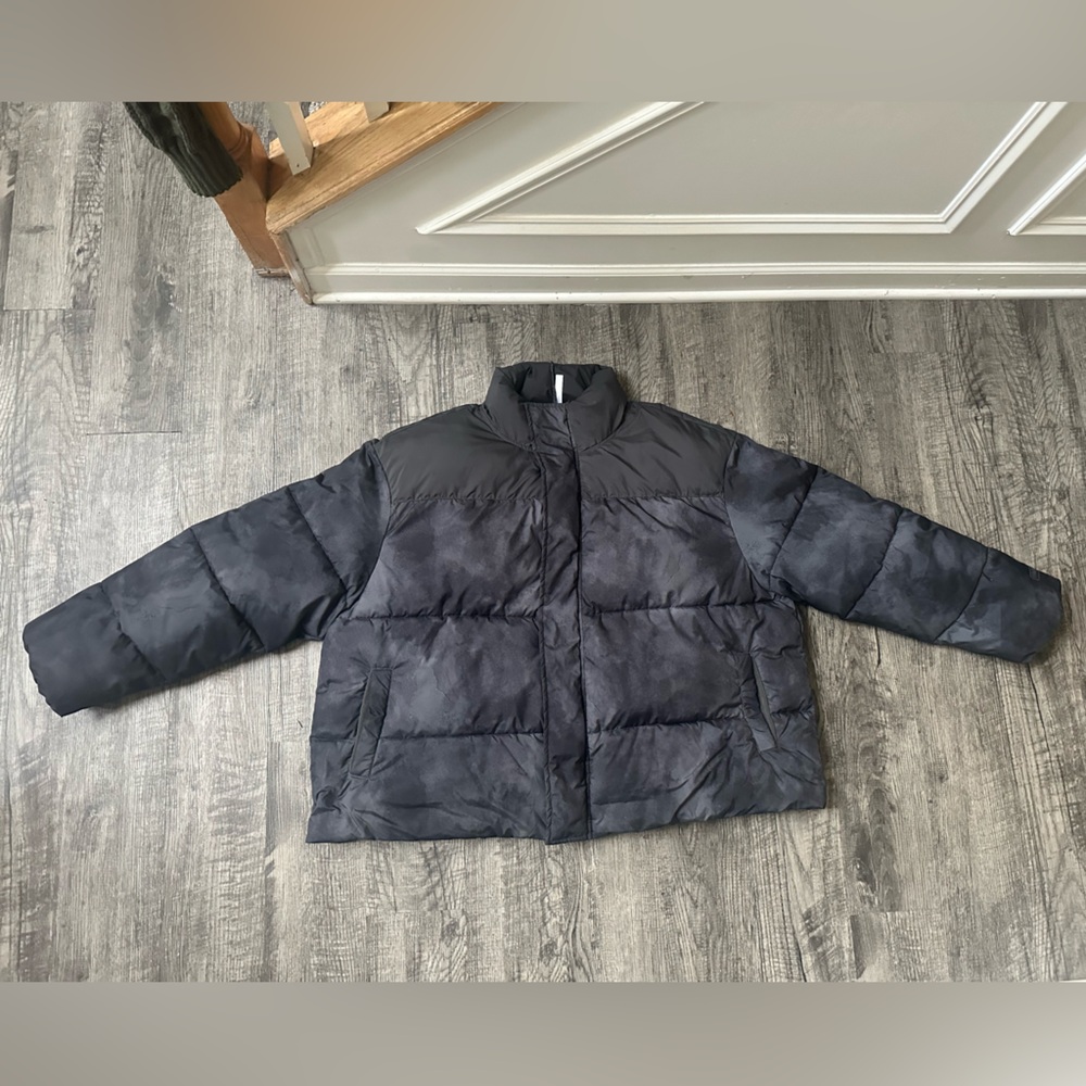 Fabletics Black and grey Puffer Jacket